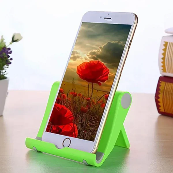 Universal Cell Phone Holder Desk Stand Foldable Anti-Slip Mount for Phone Tablet Office - Image 3