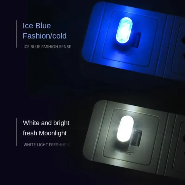 AvvRxx Mini LED Car Light Auto Interior Atmosphere USB Light Decor Plug And Play Lamp Emergency Lighting PC Auto Products - Image 6